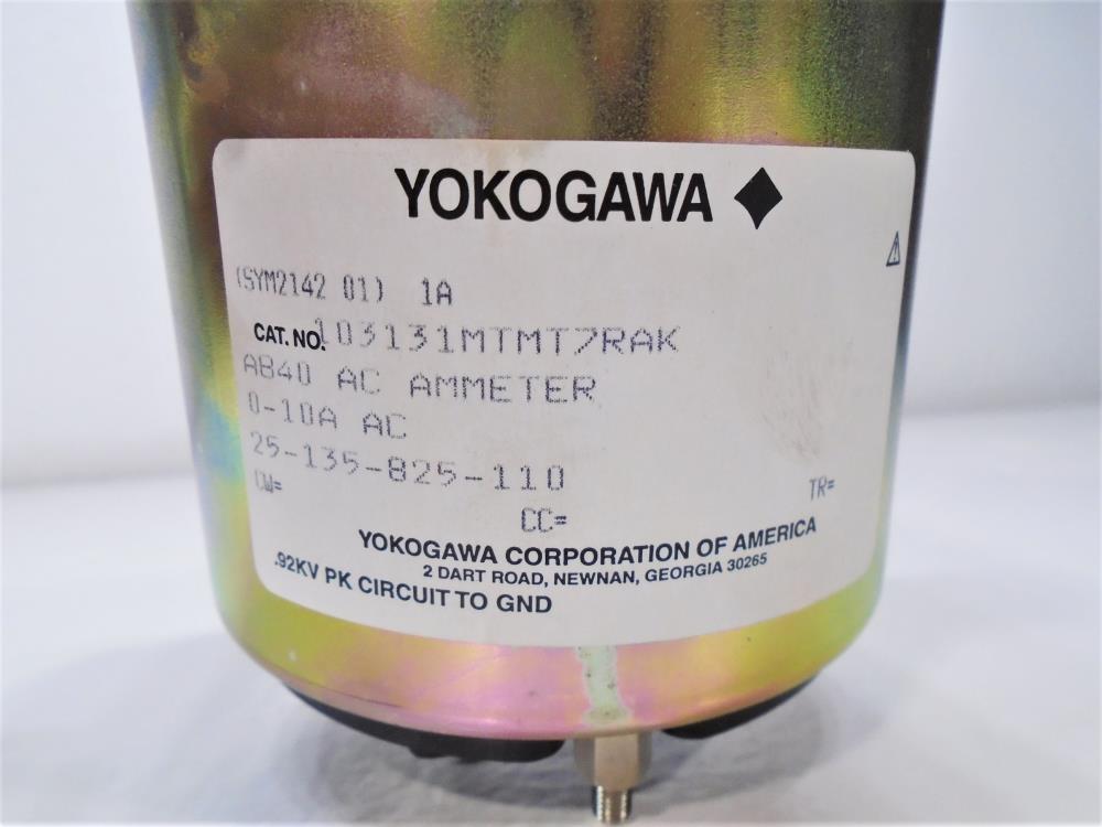 Yokogawa 0-10 AMP AB40 AC Ammeter, 103131MTMT7RAK